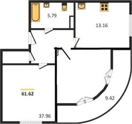 Новостройки, 2-комн., Владимир